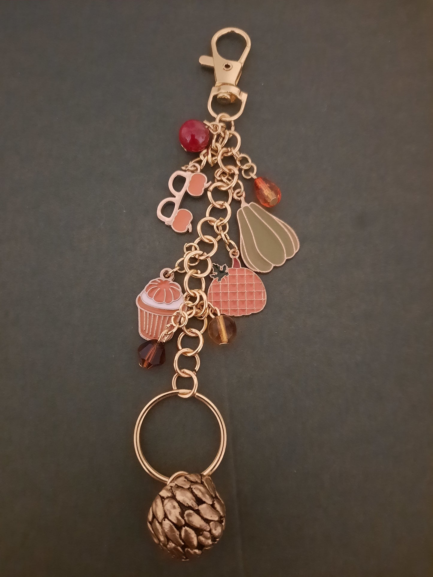 Fall Key Chain w/Purse Clip