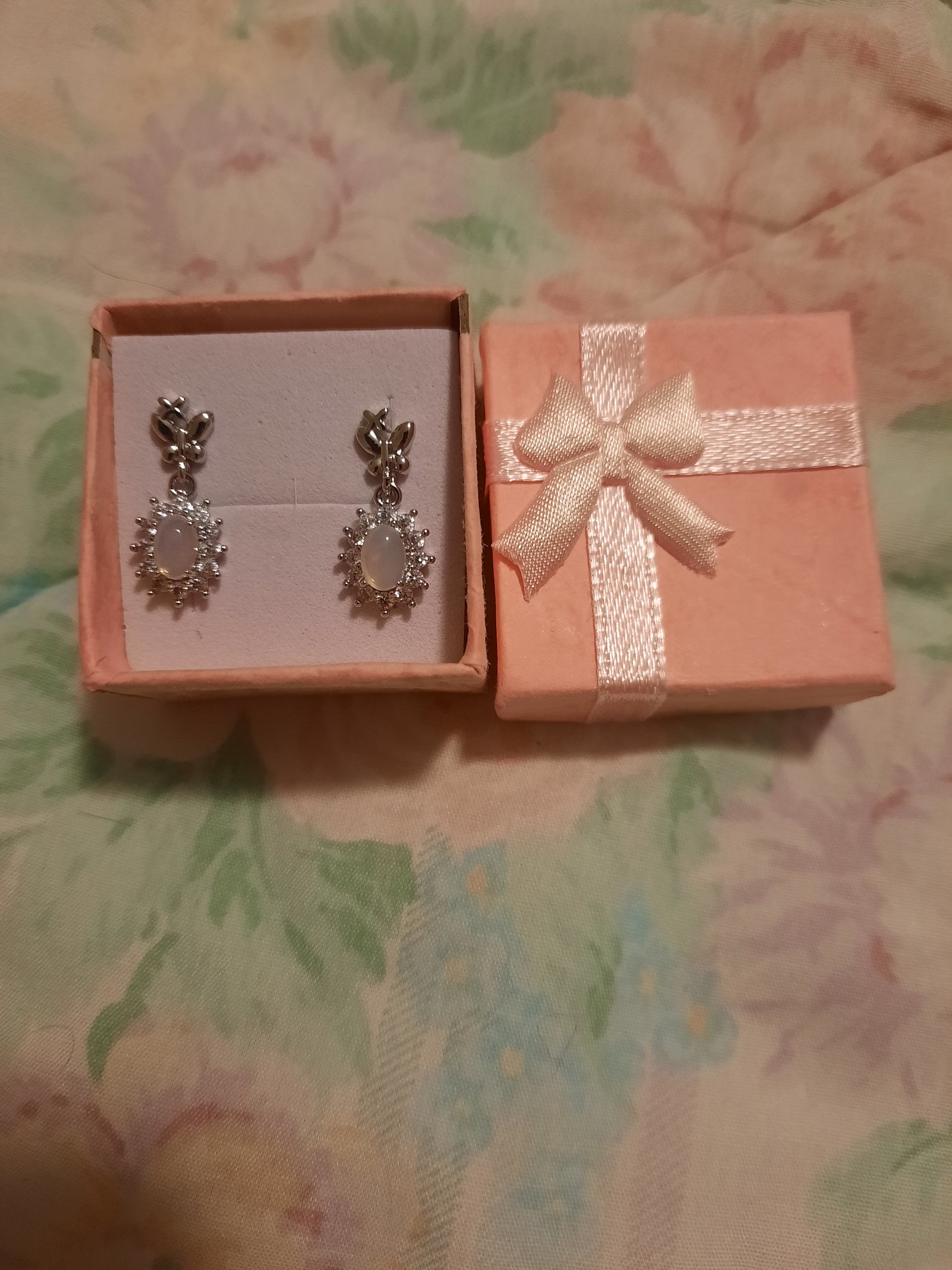 Opalite Butterfly Studs