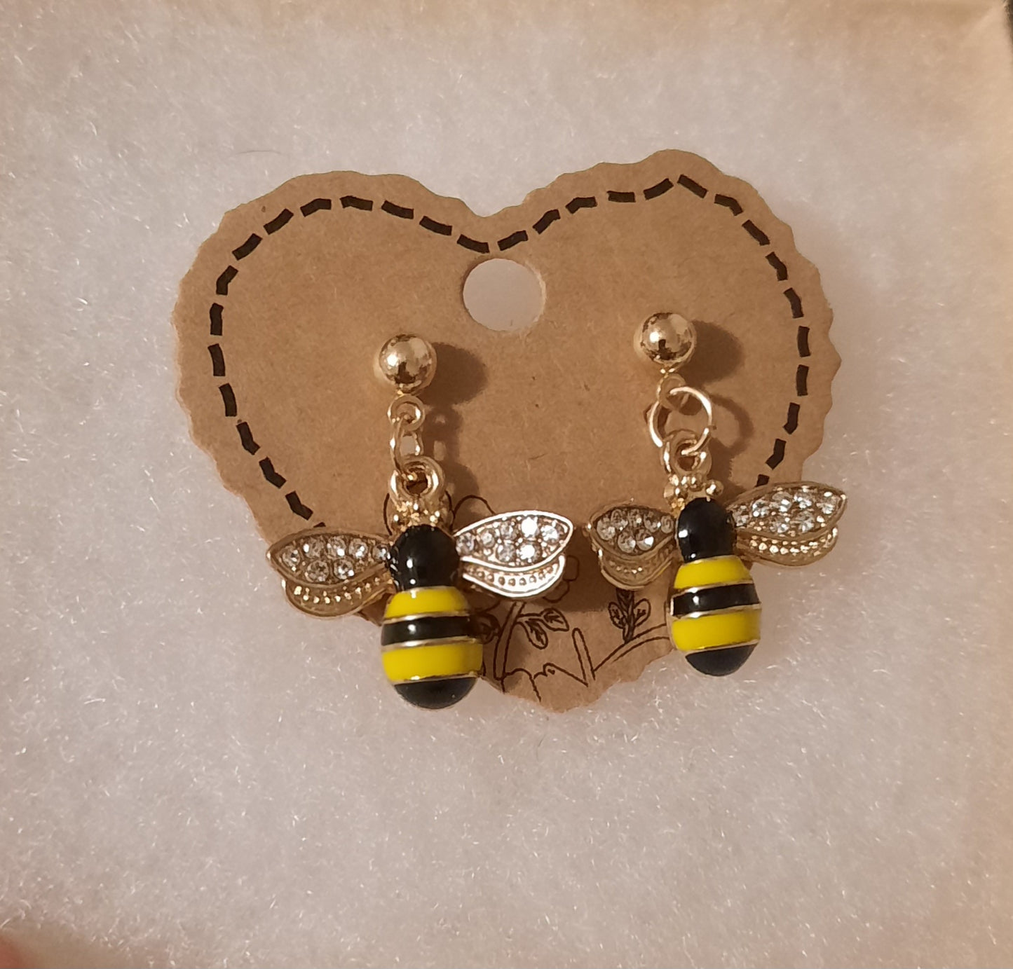 Honey Bee Earrings