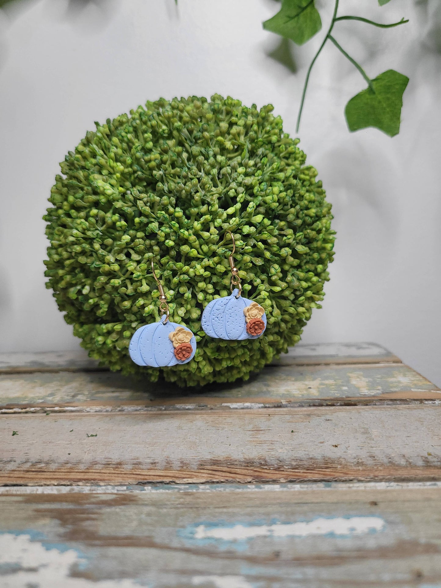 Light Blue Autumn Dangles
