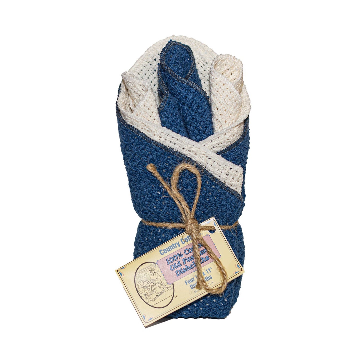 Cotton Dishcloths - Set of 4