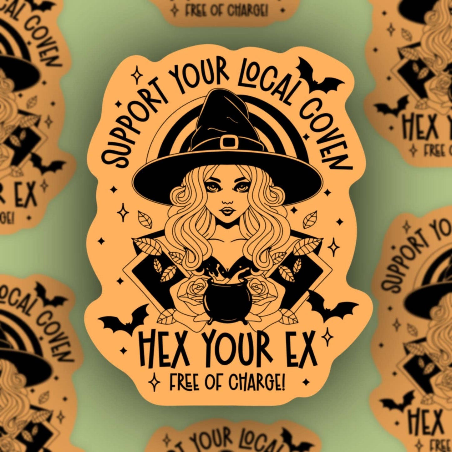 Support your local coven sticker