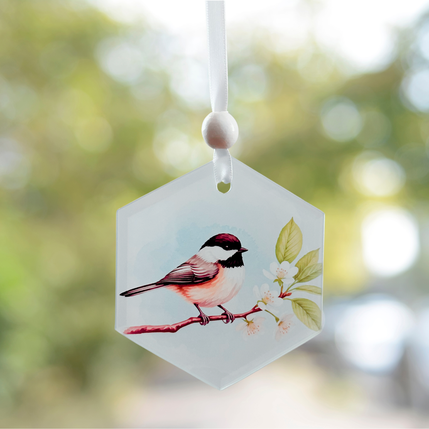 Window Charm - Chickadee | Suncatcher | Window Art