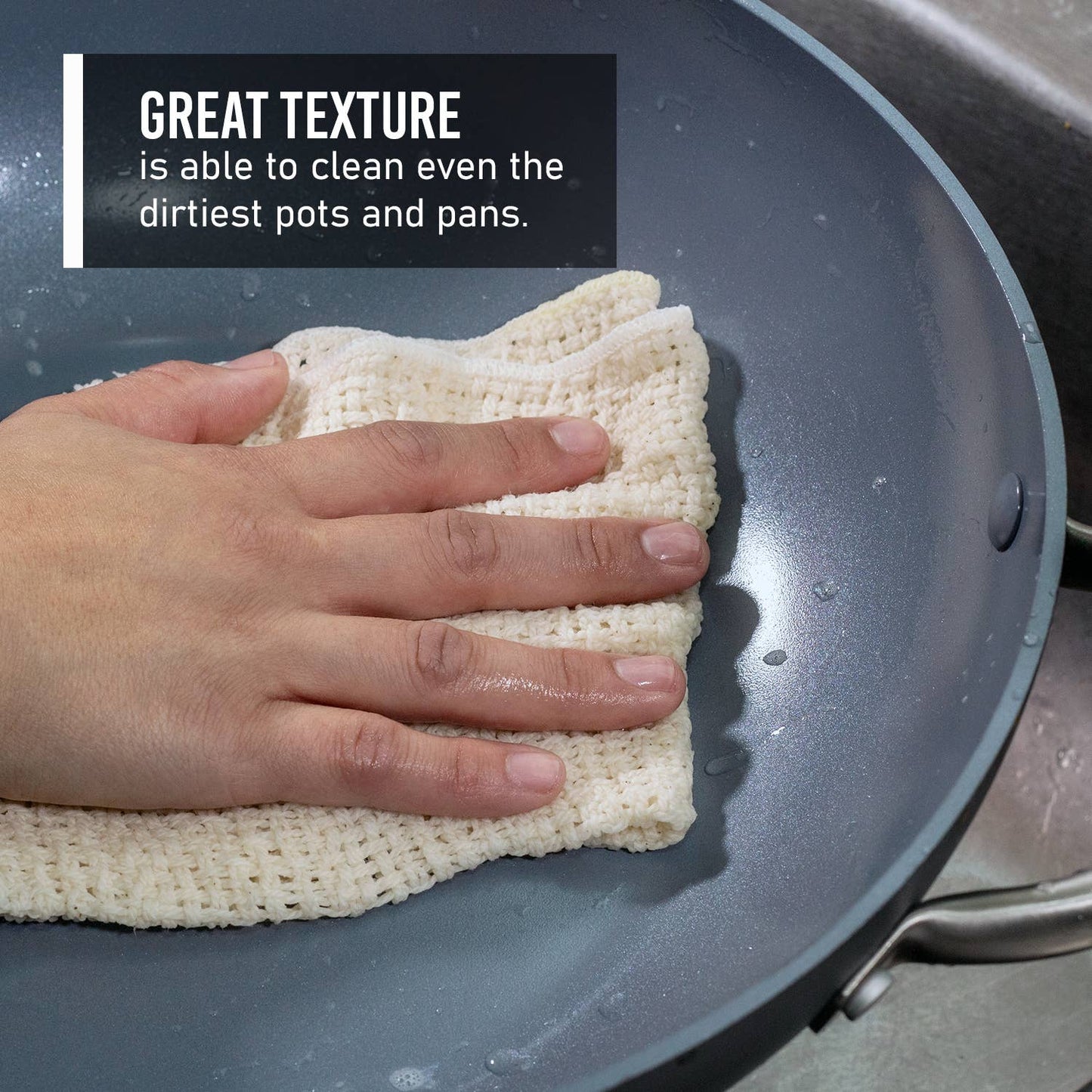 Cotton Dishcloths - Set of 4