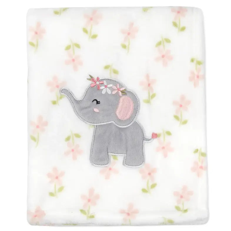 Elephant Fleece Baby Blankets 36" x 30"