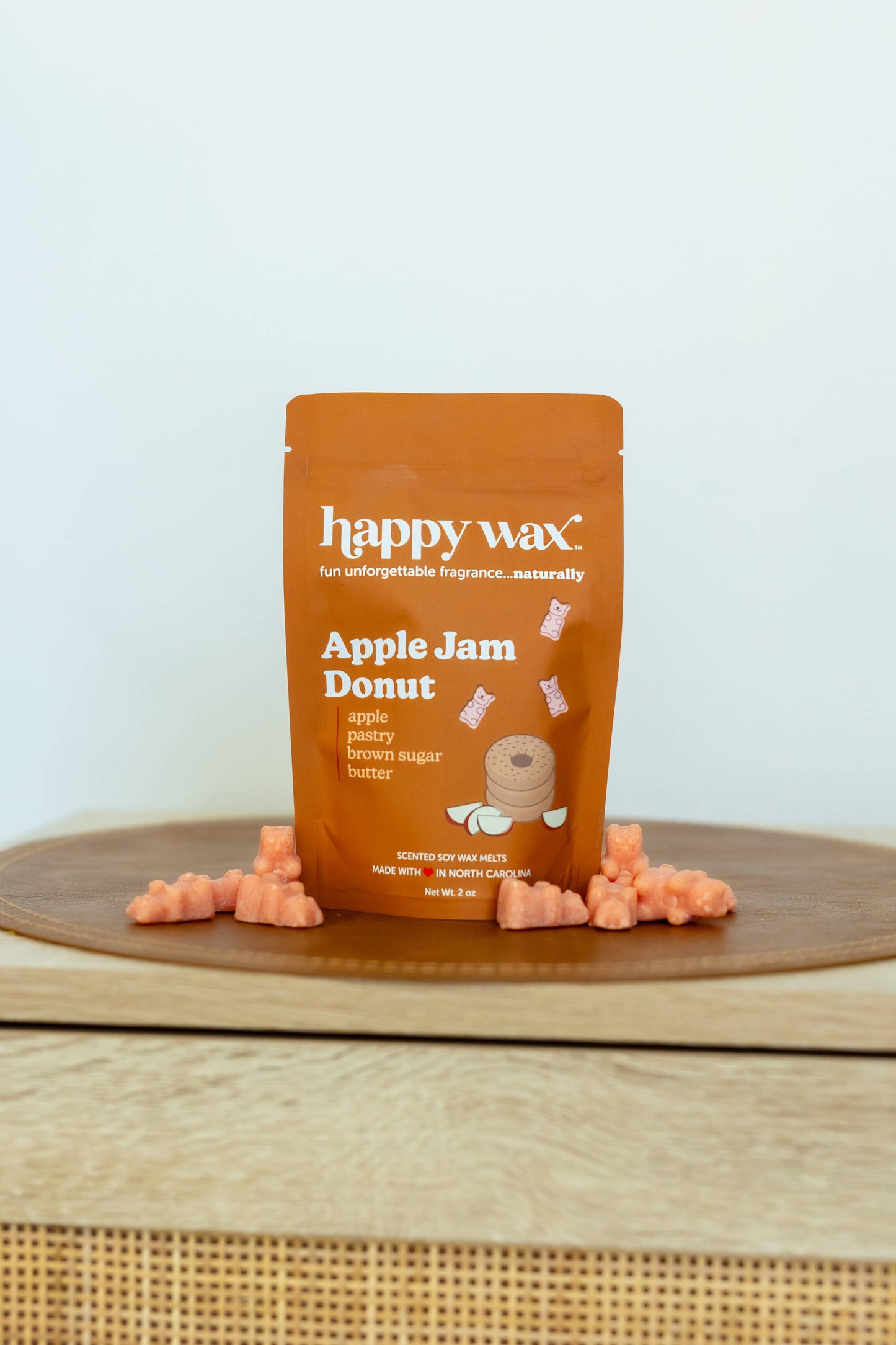 Apple Jam Donut Wax Melts - Sample Pouch (2 oz)