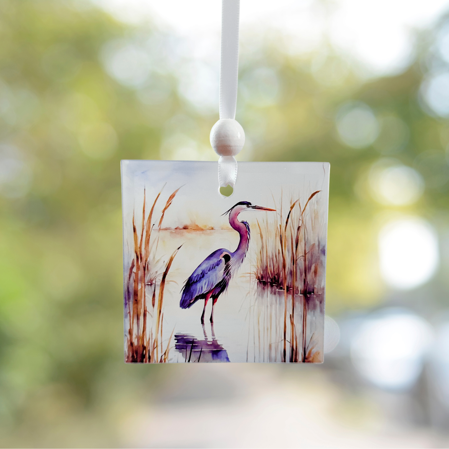Window Charm - Blue Heron | Suncatcher | Window Art