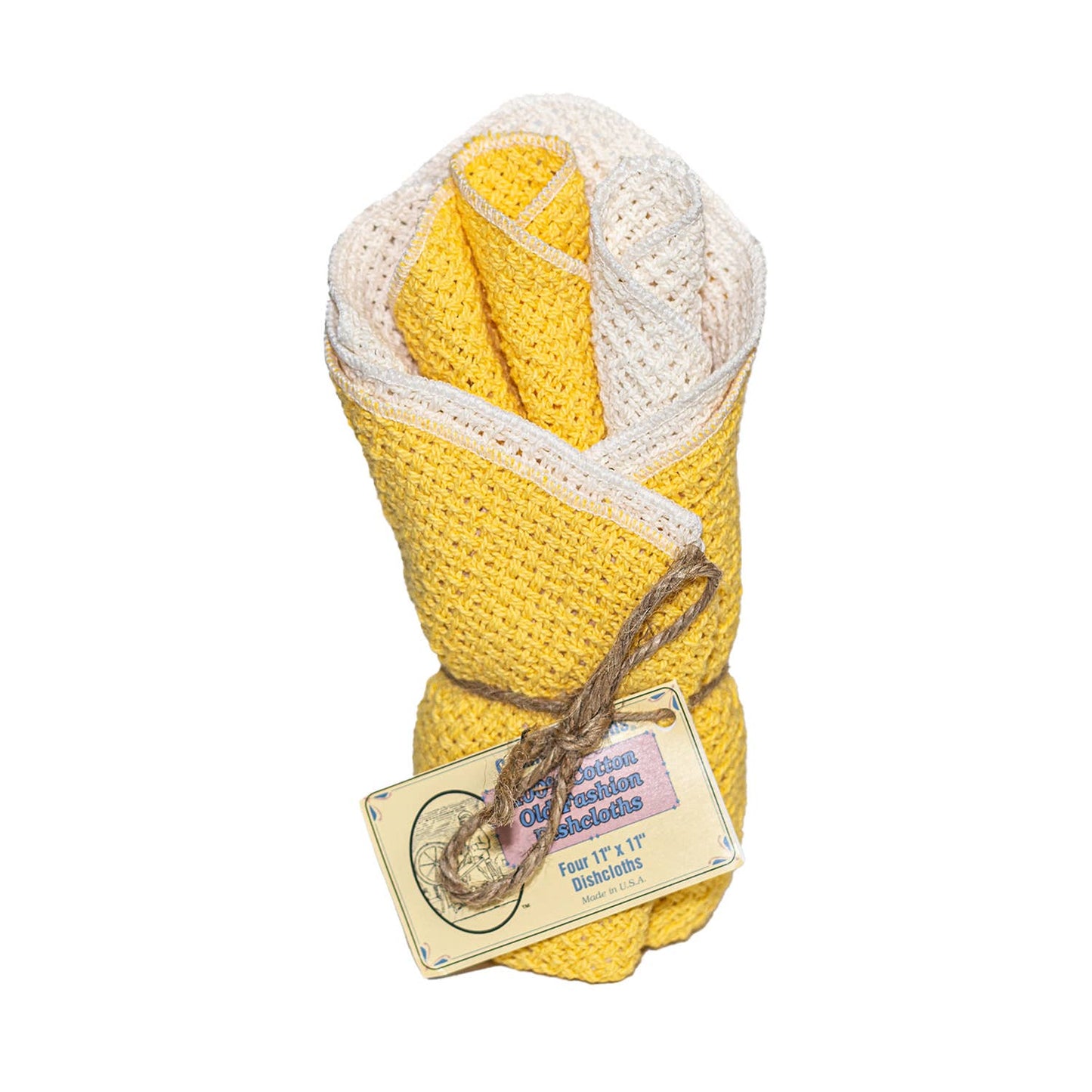 Cotton Dishcloths - Set of 4