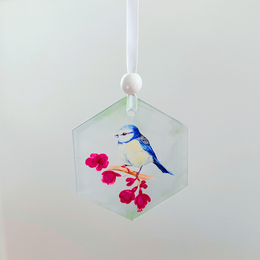 Window Charm - Blue Bird | Suncatcher | Window Art