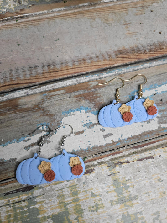 Light Blue Autumn Dangles