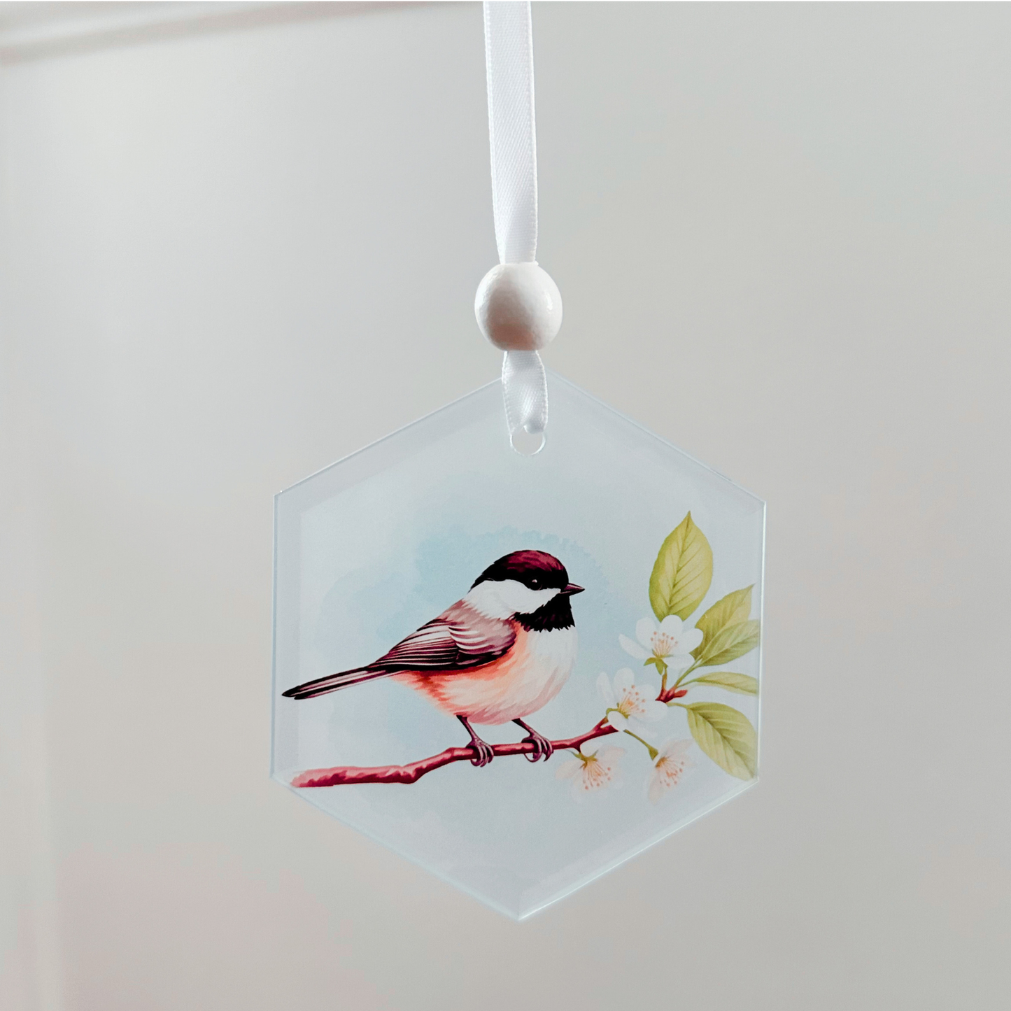 Window Charm - Chickadee | Suncatcher | Window Art