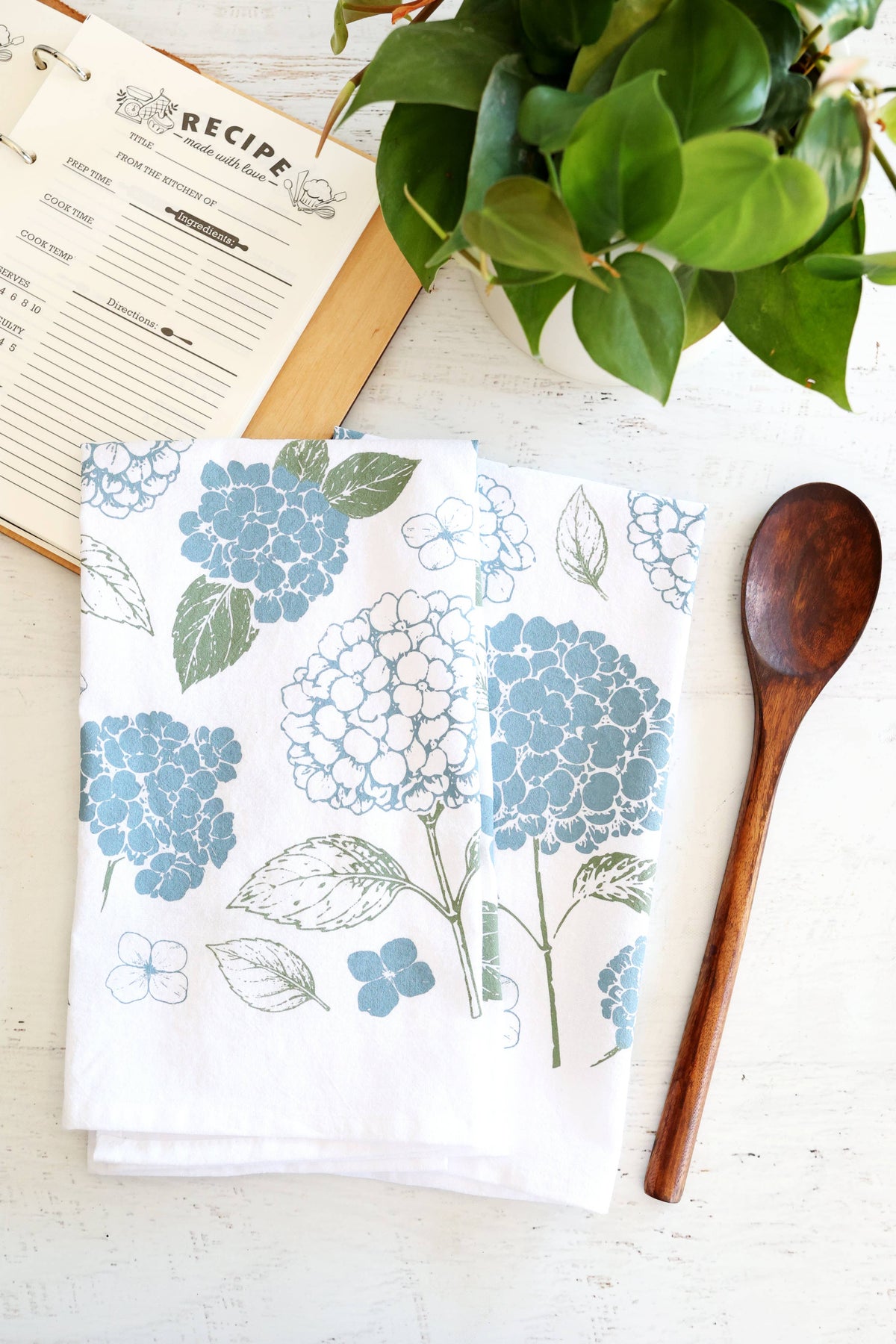 Hydrangea Tea Towel