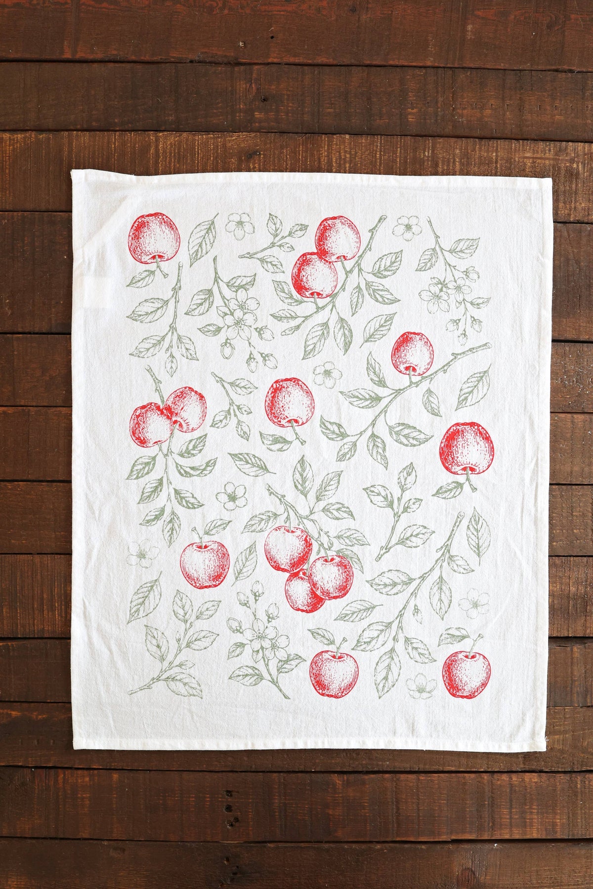 Apple Orchard Tea Towel