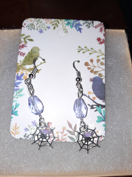Spider Web Earrings