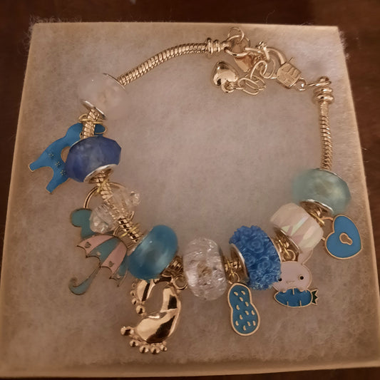 Baby Boy Charm Bracelet