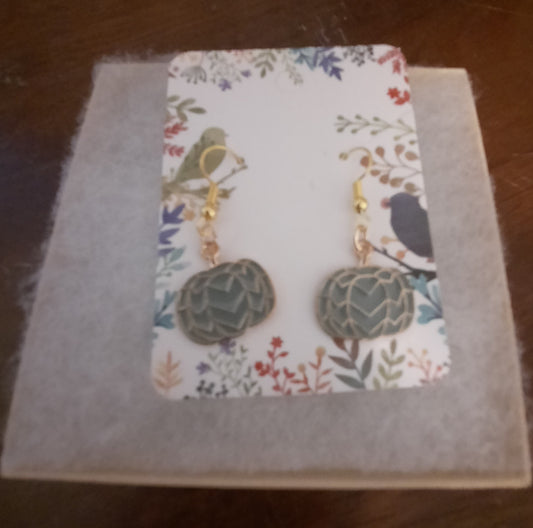 Teal Pumpkin Earrings