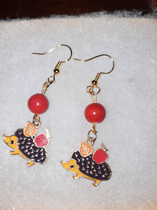 Hedgehog Earrings