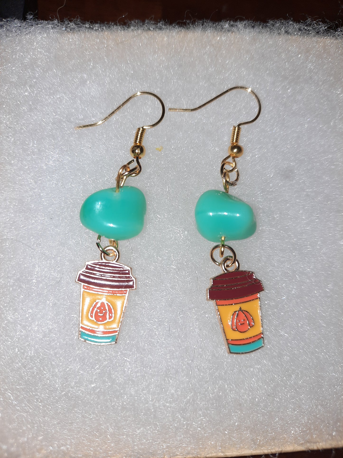 Pumpkin Spice Latte Earrings