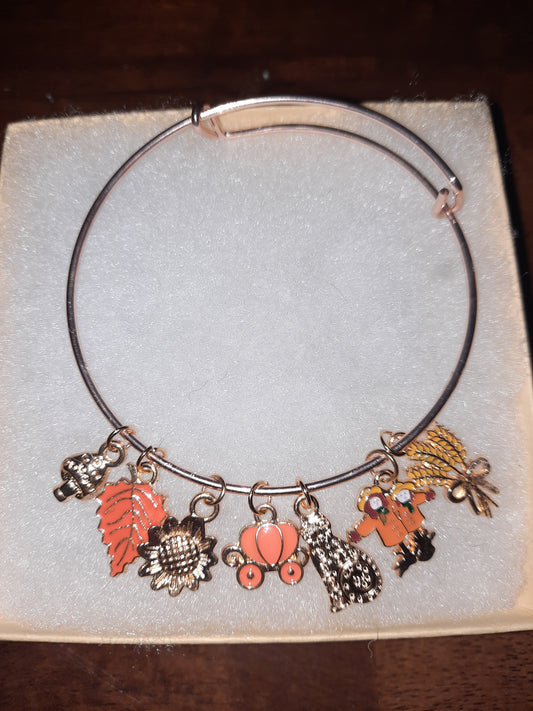 Pumpkin Patch Princess Bangle