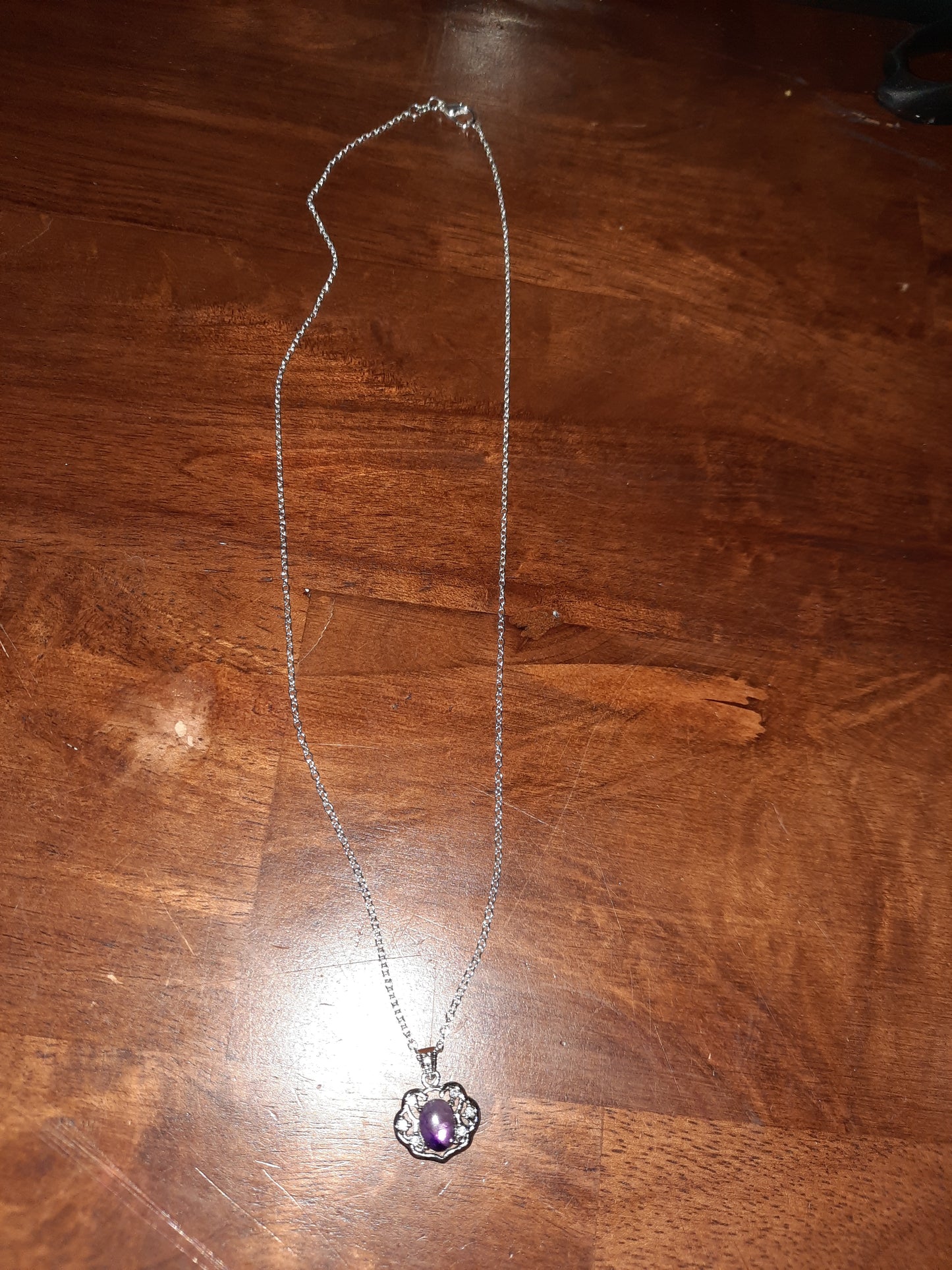 Amethyst Pendant Necklace