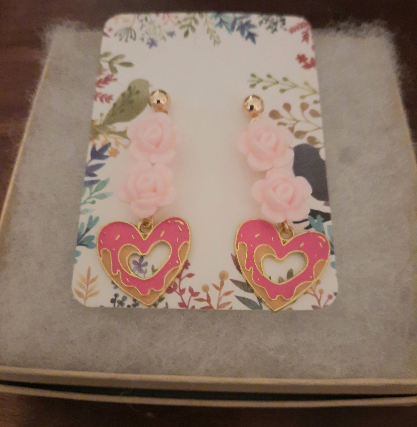 Heart Donut Dangles