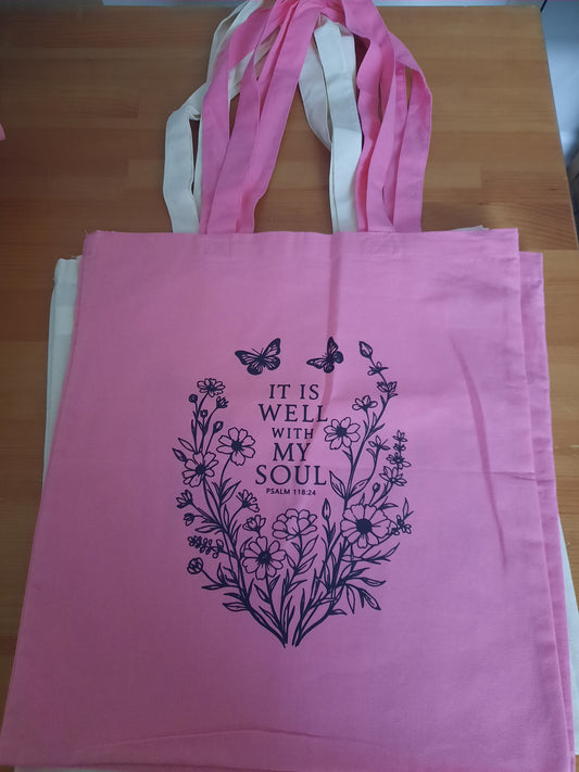 It Is Well With My Soul Tote Bag