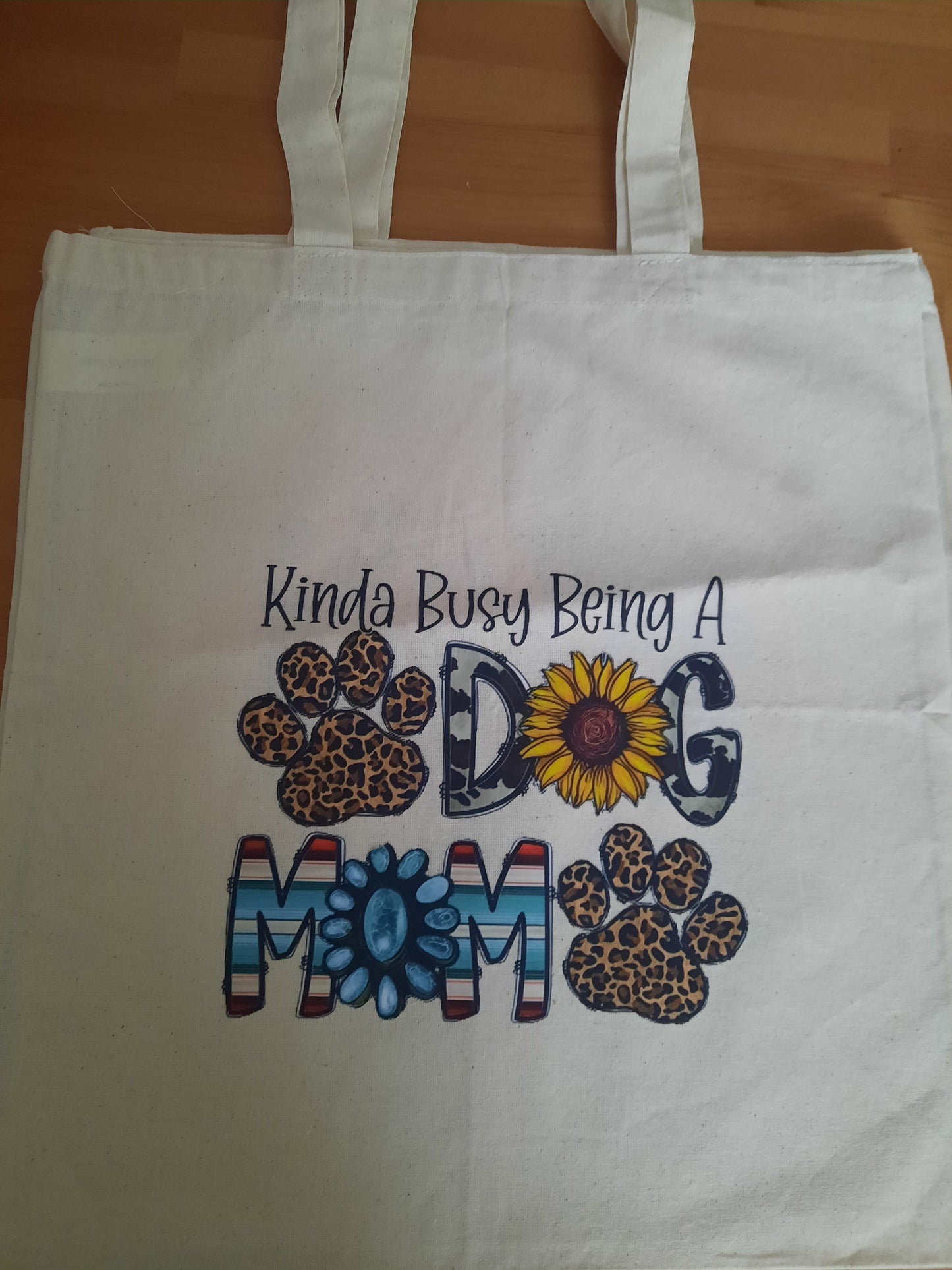 Dog Mom Tote Bag