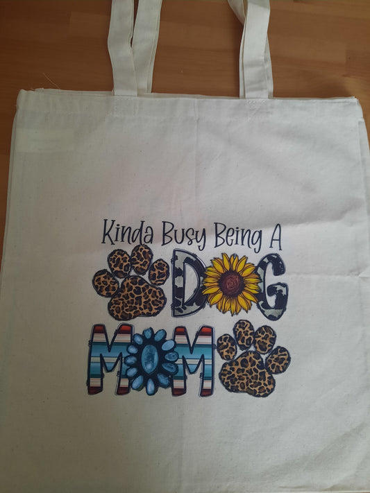Dog Mom Tote Bag