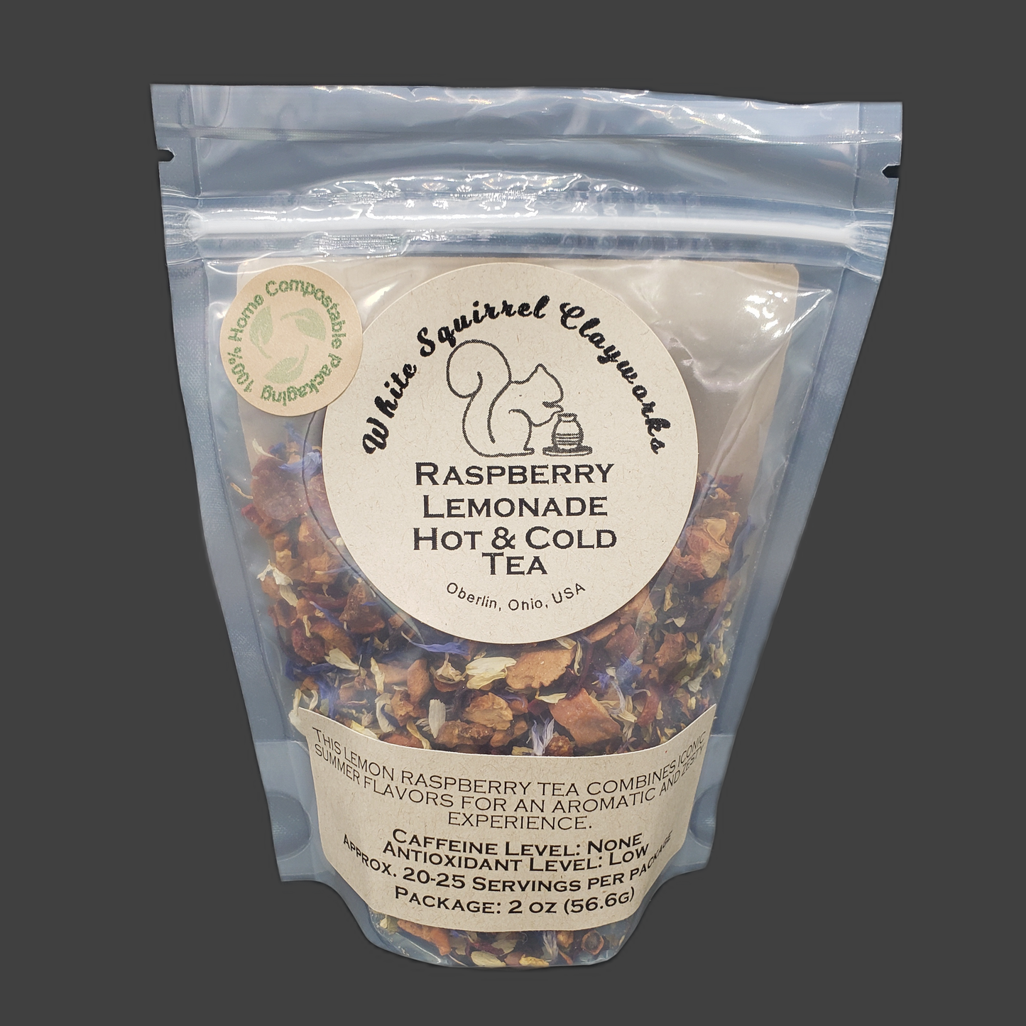 WSC- Raspberry Lemonade Herbal Tea -Loose leaf -2 oz package
