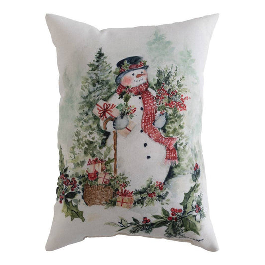Holly And Pine - Snowman Climaweave Pillow