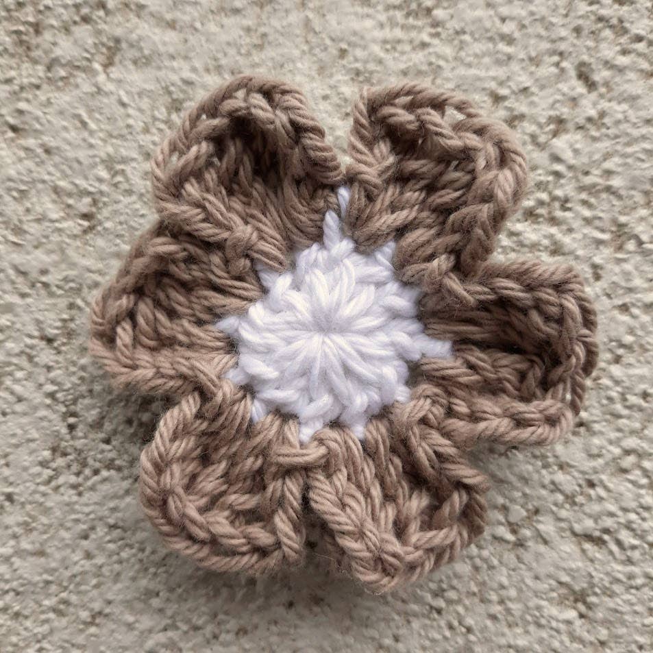 Boho Cotton Flower Hair Clip Barrette Style
