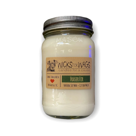 Fraser Fir | Fall + Winter | Large Mason Jar Soy Candle