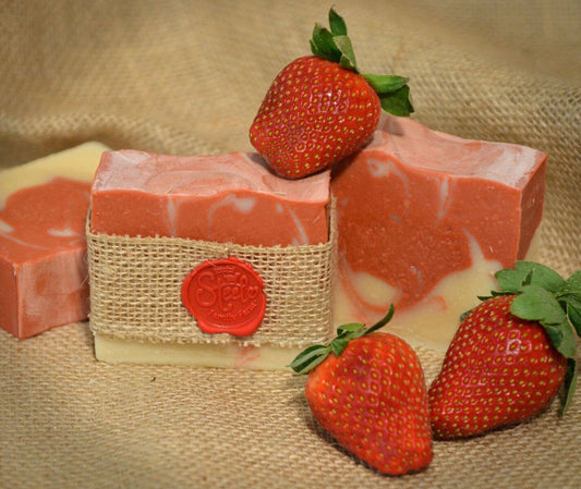 Strawberries & Champagne Goat Milk Soap
