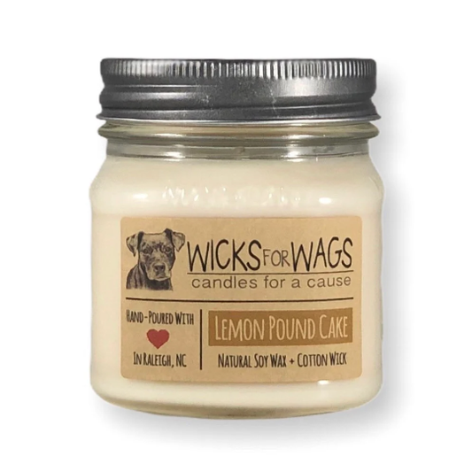 Lemon Pound Cake | 8 oz Standard Mason Jar Soy Candle