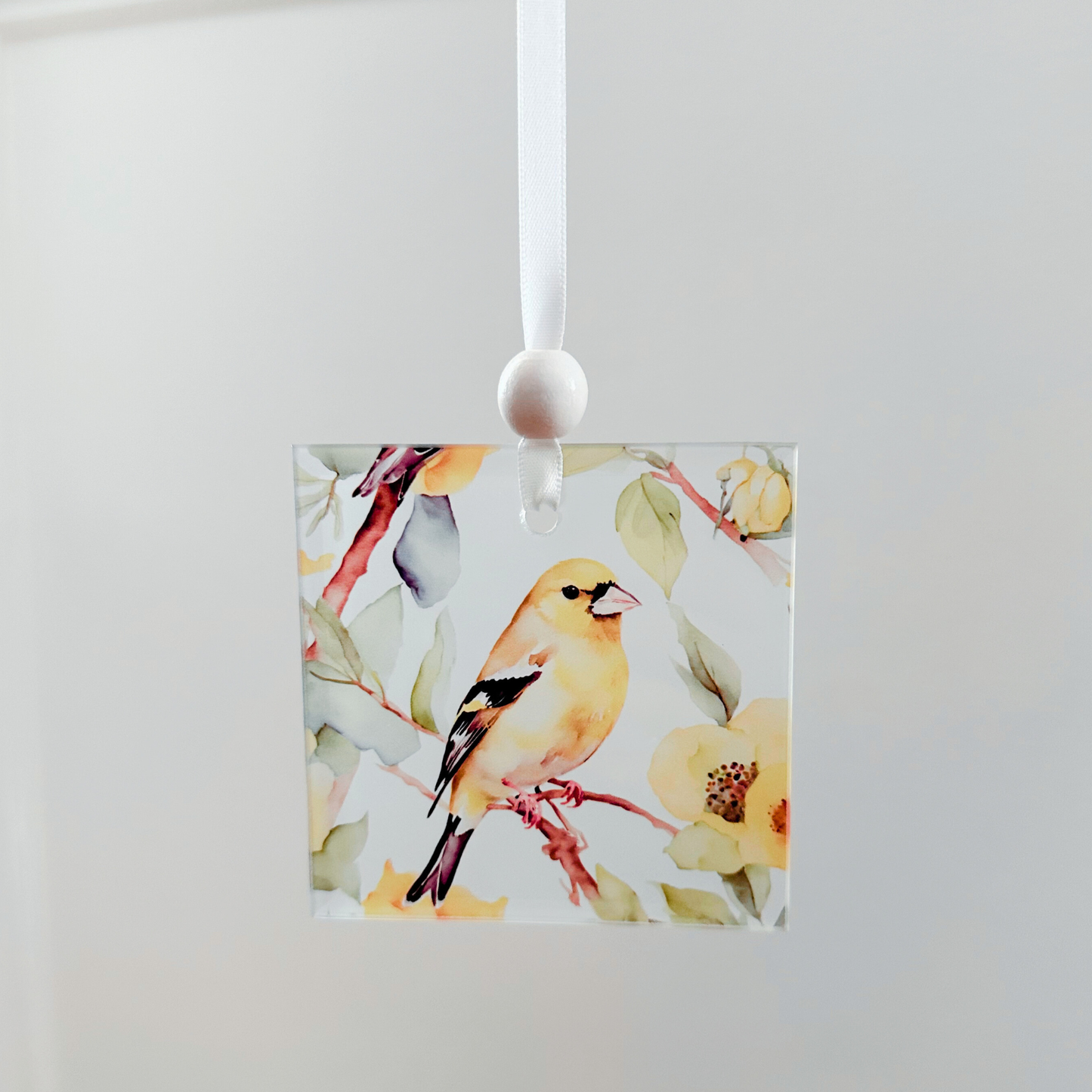 Window Charm -  Goldfinch | Suncatcher | Window Art