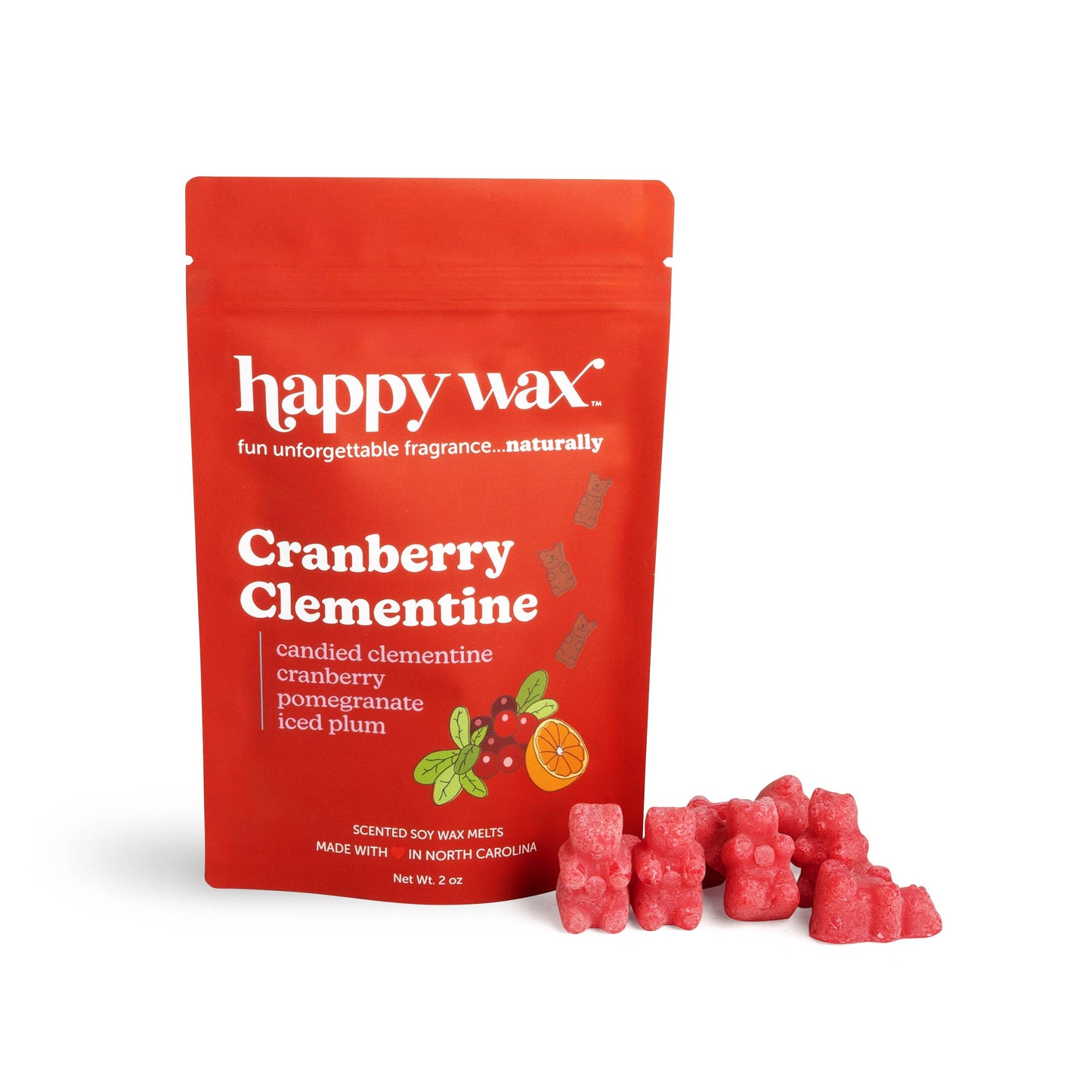 Cranberry Clementine Wax Melts - Sample Pouch (2 oz)