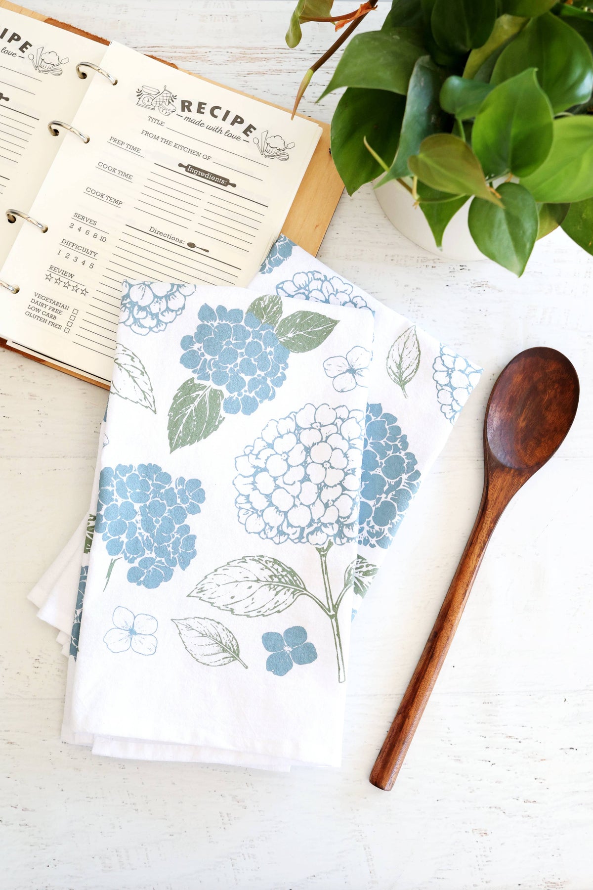 Hydrangea Tea Towel