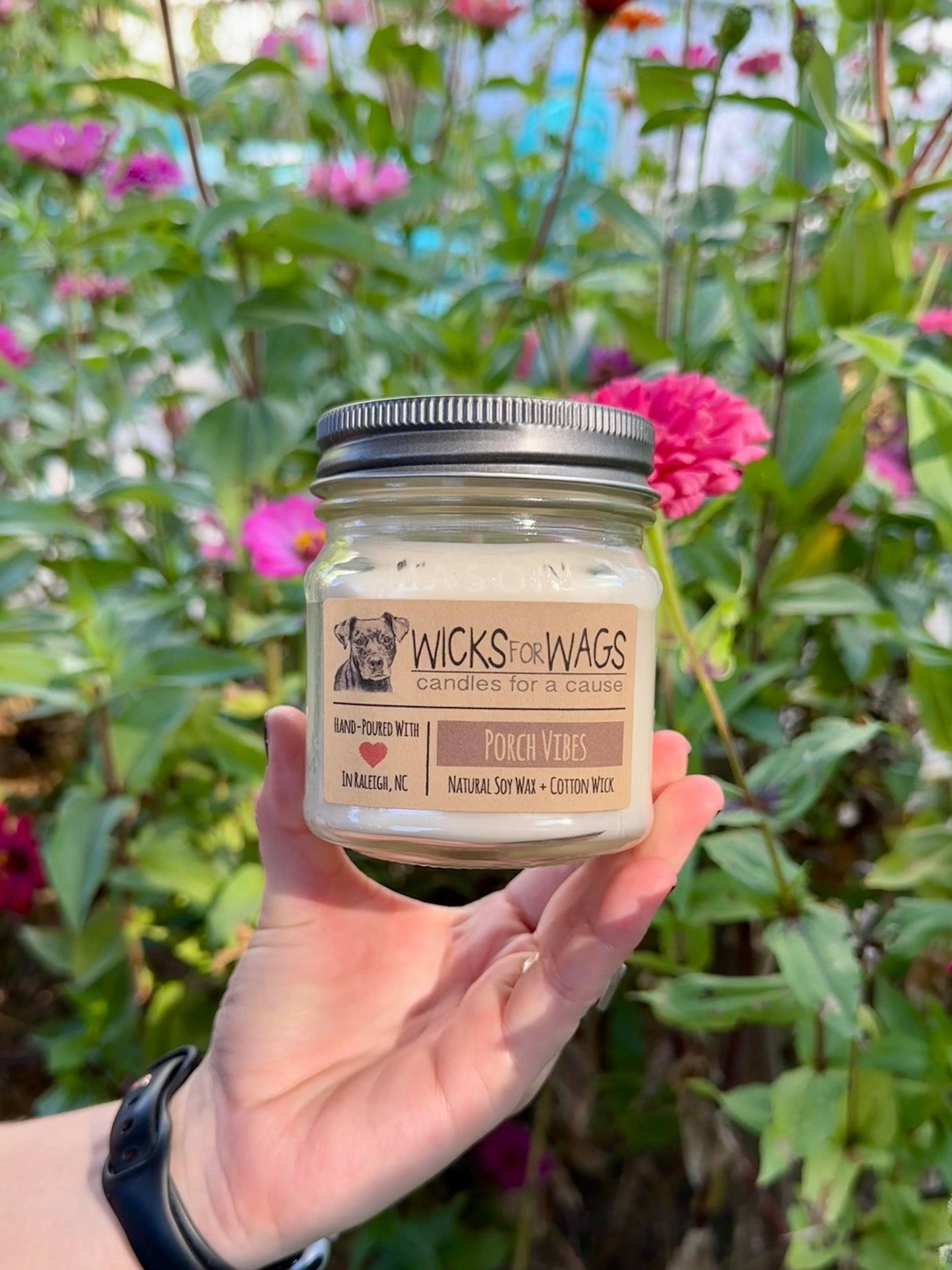 Porch Vibes | 8 oz Mason Jar Soy Candle