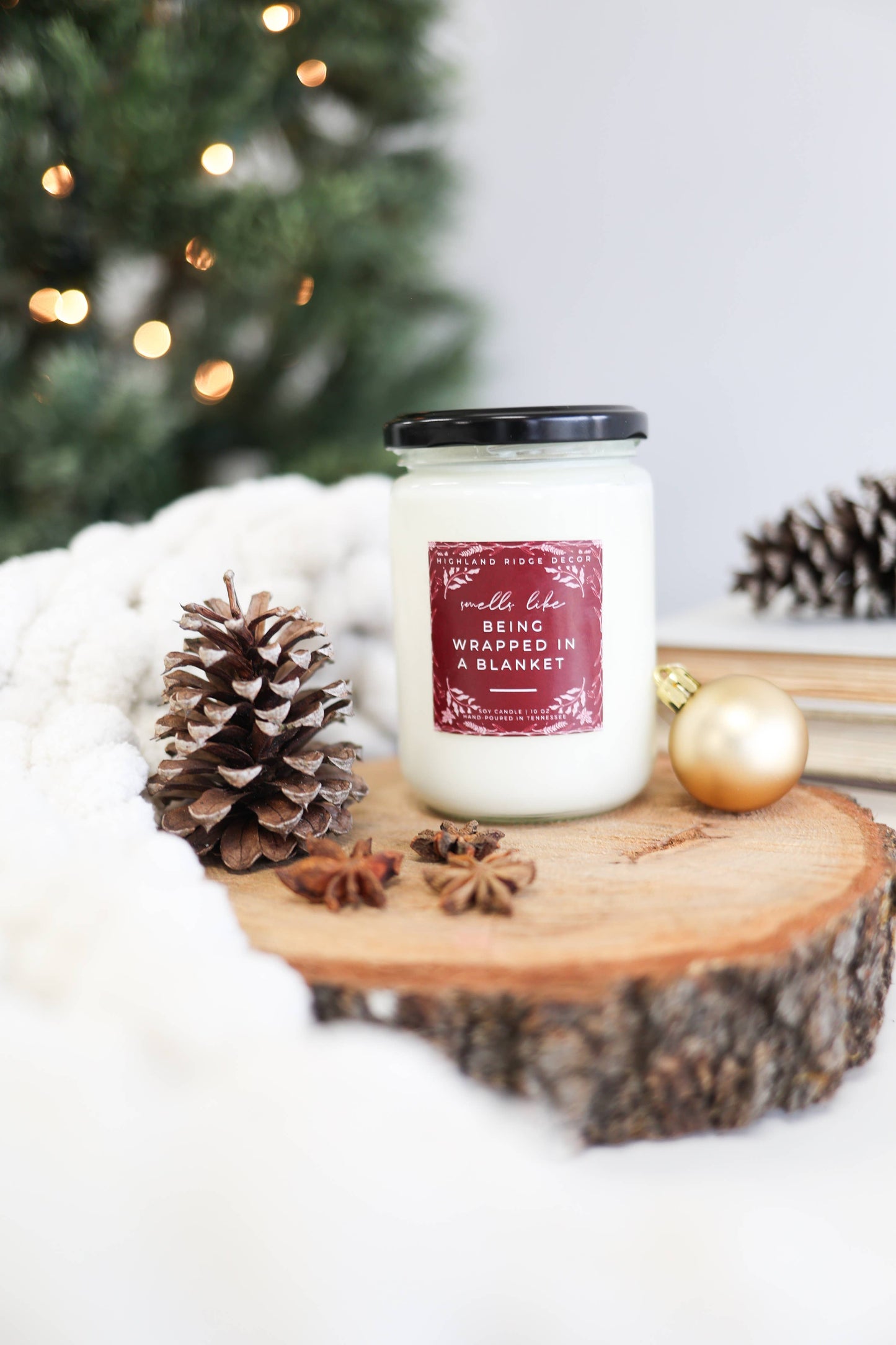 Cranberry and Fig Fall Candle | Wood Wick Soy Candle