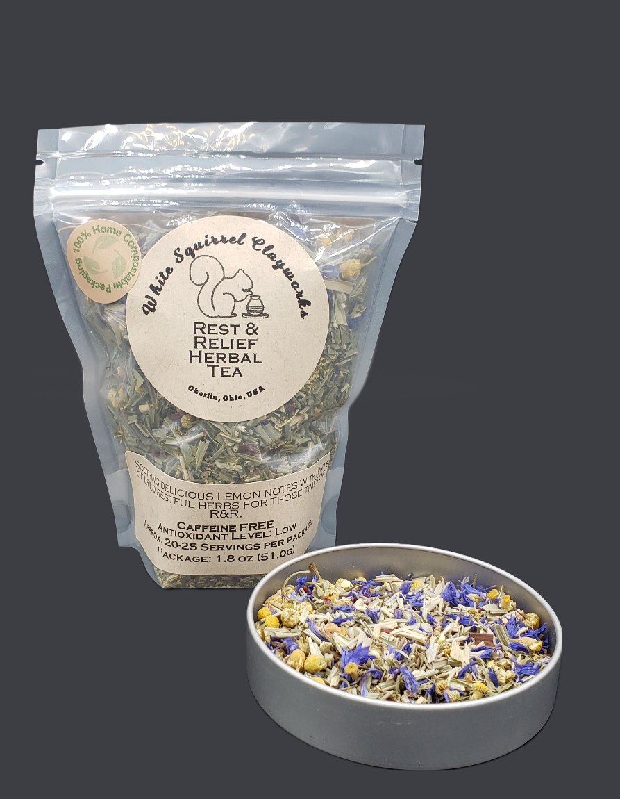 WSC- Rest & Relief Herbal Tea - Loose leaf  - 1.8 oz package