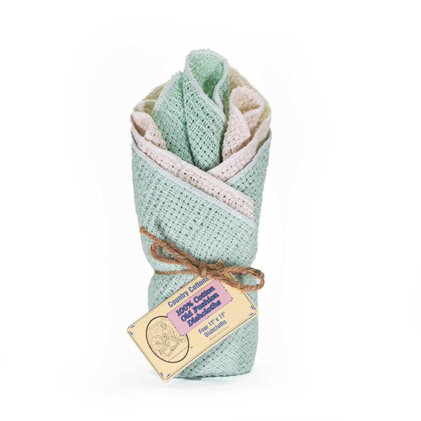 Cotton Dishcloths - Set of 4
