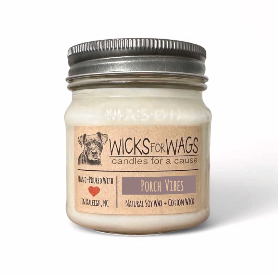 Porch Vibes | 8 oz Mason Jar Soy Candle