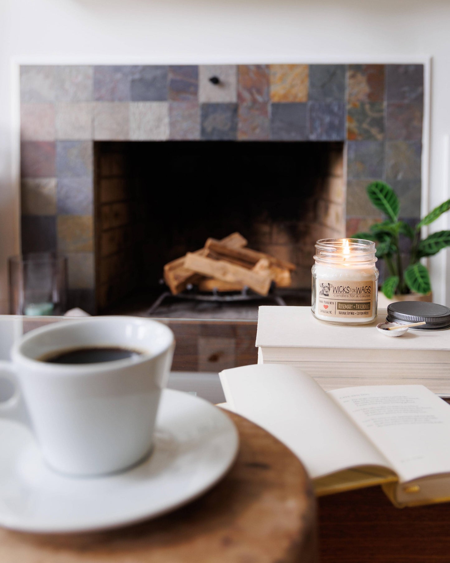 Amber + Oak | 8 oz Standard Mason Jar Soy Candle
