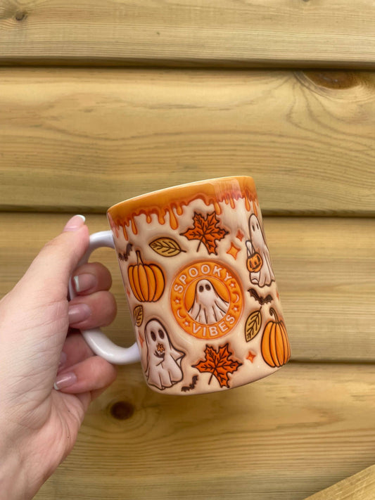 Halloween Mug, Halloween Hot Chocolate Mug, Halloween Gift