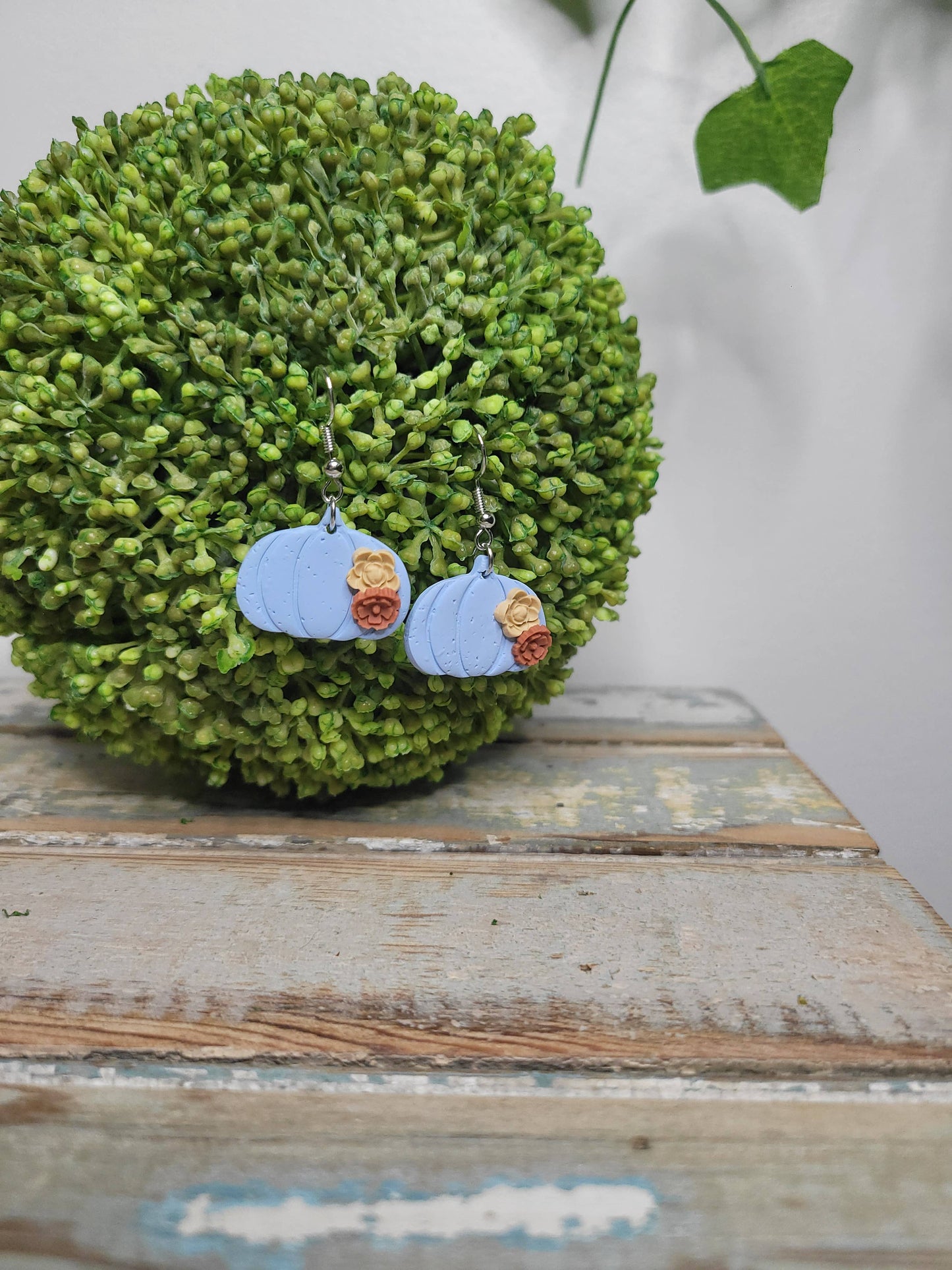 Light Blue Autumn Dangles