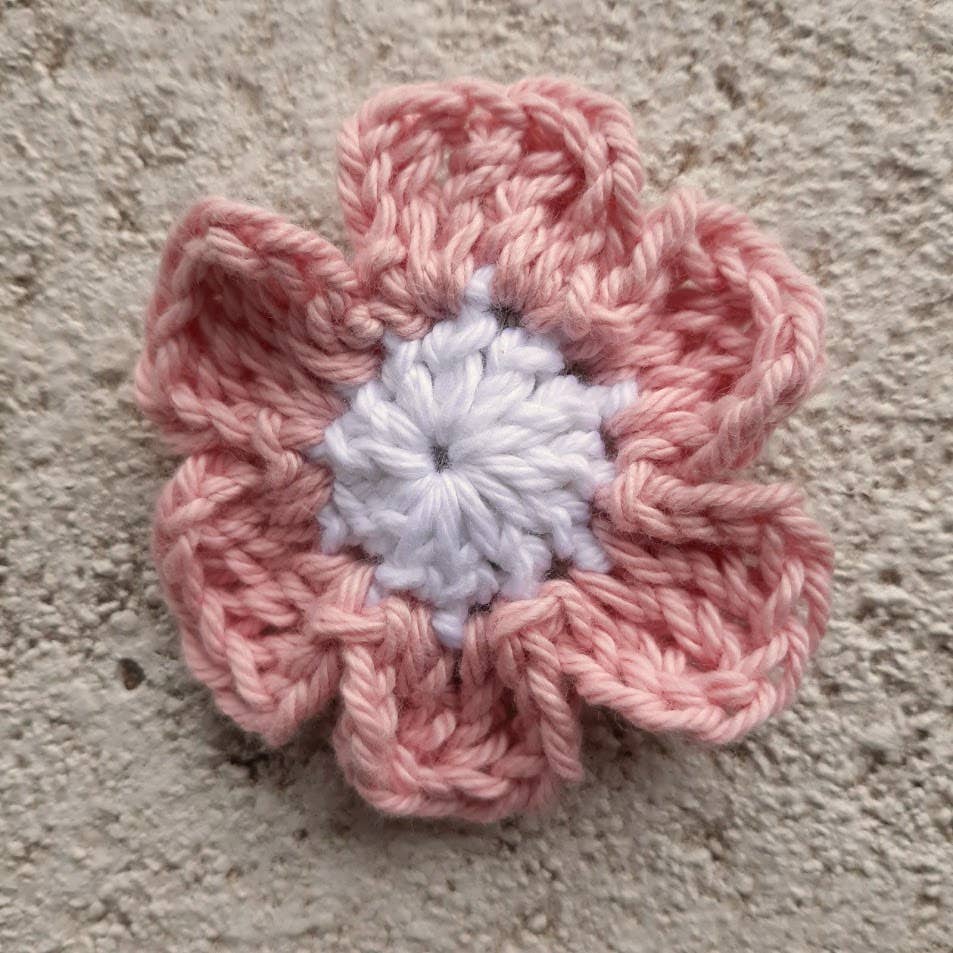 Boho Cotton Flower Hair Clip Barrette Style