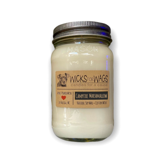 Campfire Marshmallow | Fall + Winter | Large Soy Candle