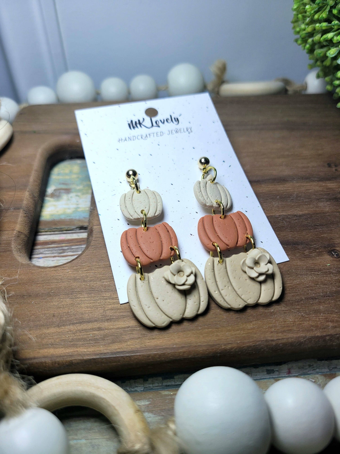 3-Tier Pumpkin Dangles