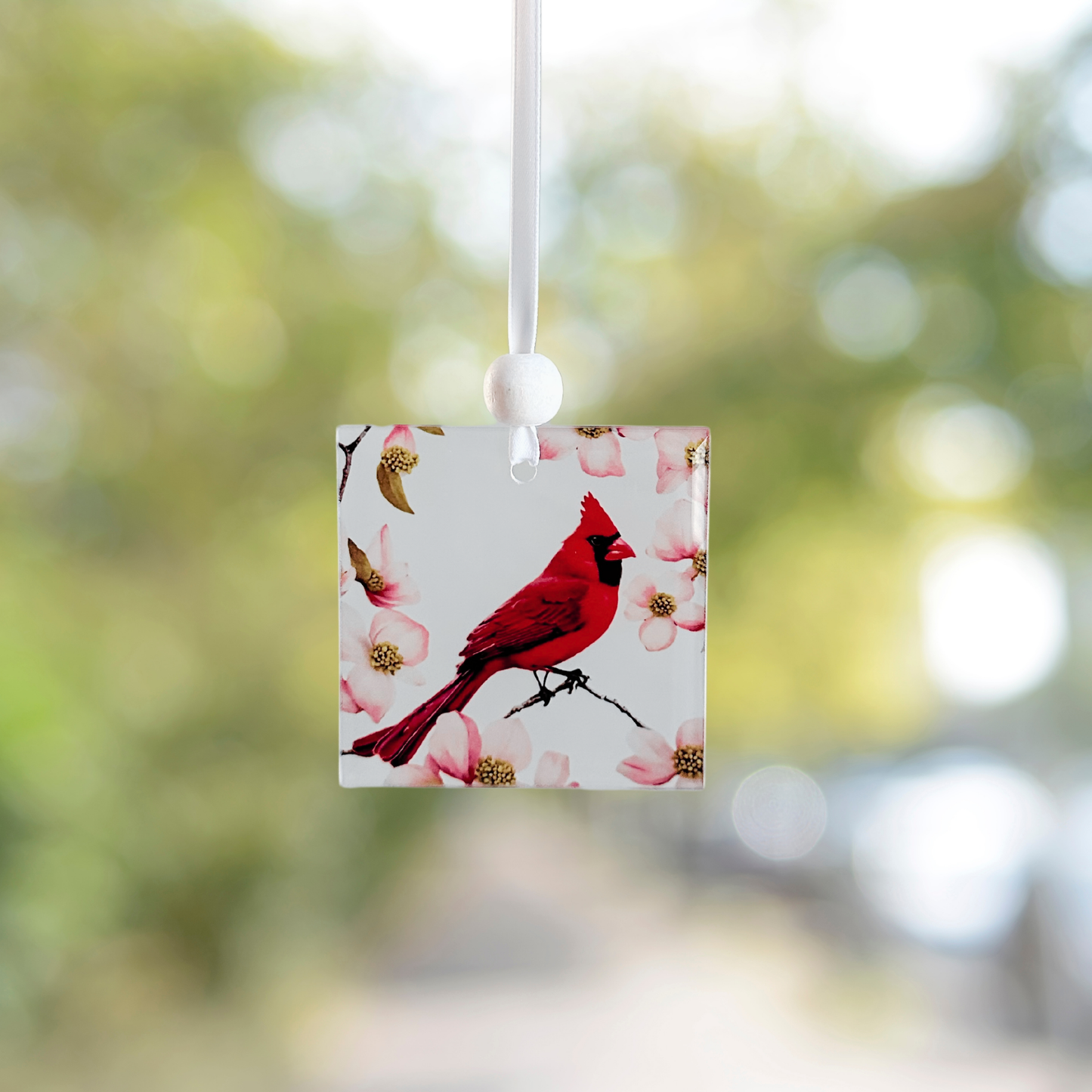 Window Charm -  Cardinal | Suncatcher | Window Art