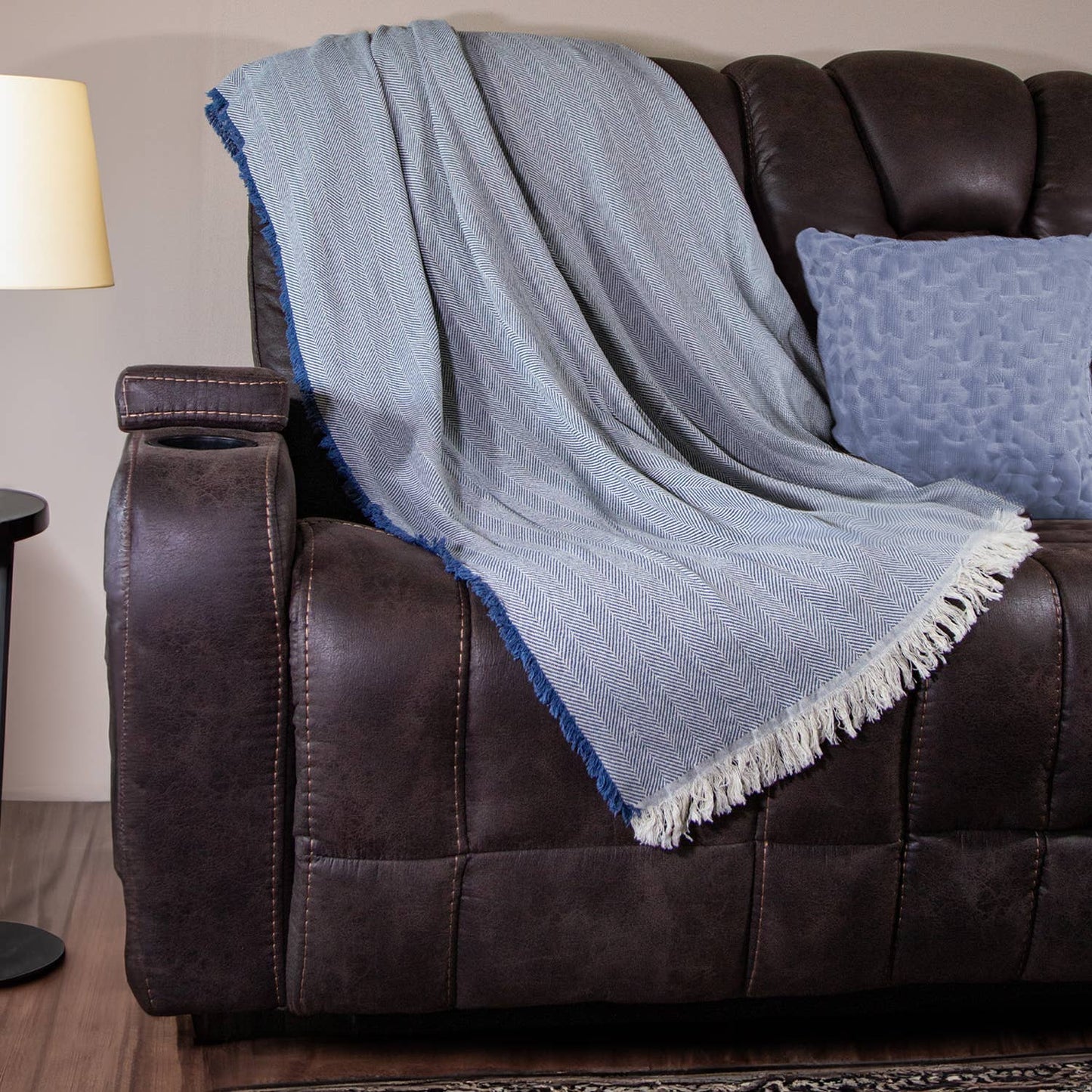 100% Cotton Patterned Throw Blankets – 58″ x 62″